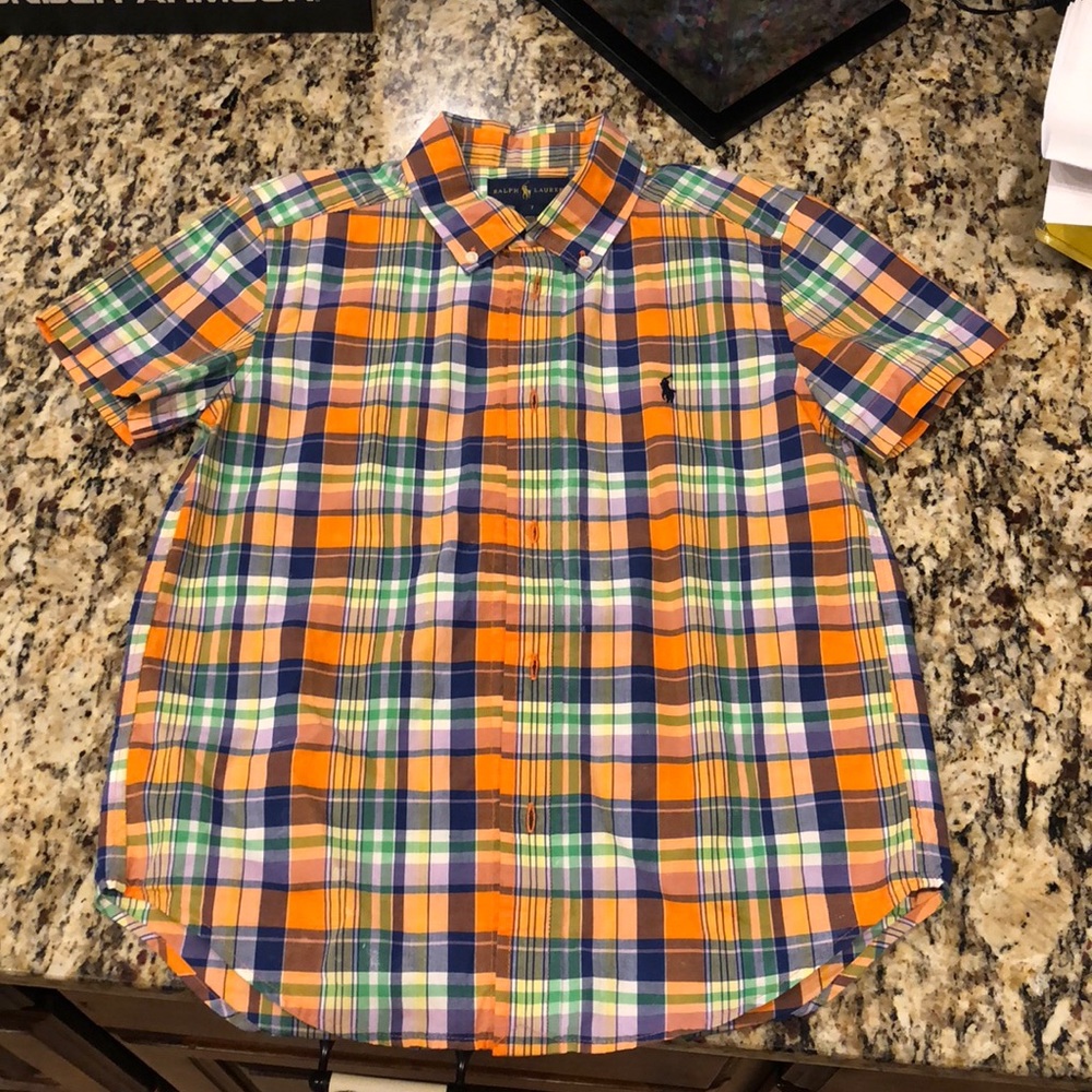 RL shirt size 7 boys
